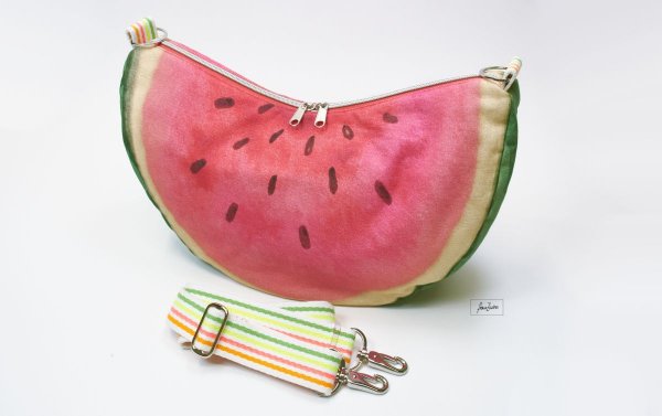 Shopper "Melone" mit Reißverschluss